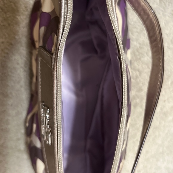 Coach 43315 Madison Sabrina Scarf Print Optic Chainlink Mini Shoulder Bag - Picture 9 of 13